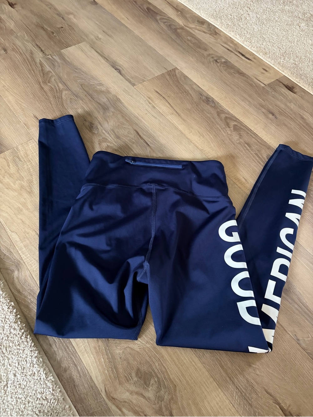 GOOD AMERICAN Blue AthleGOOD AMERICAN Blue Athletic Leggings Women's Size Medium